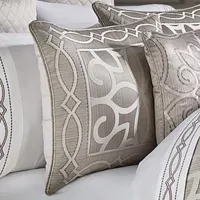 Queen Street Darwin 4-pc. Geometric Comforter Set