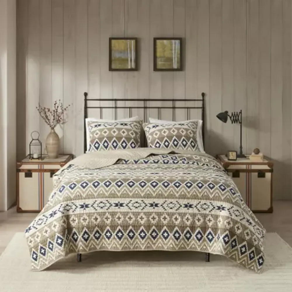 Woolrich Montana Printed Cotton Oversized Quilt Mini Set