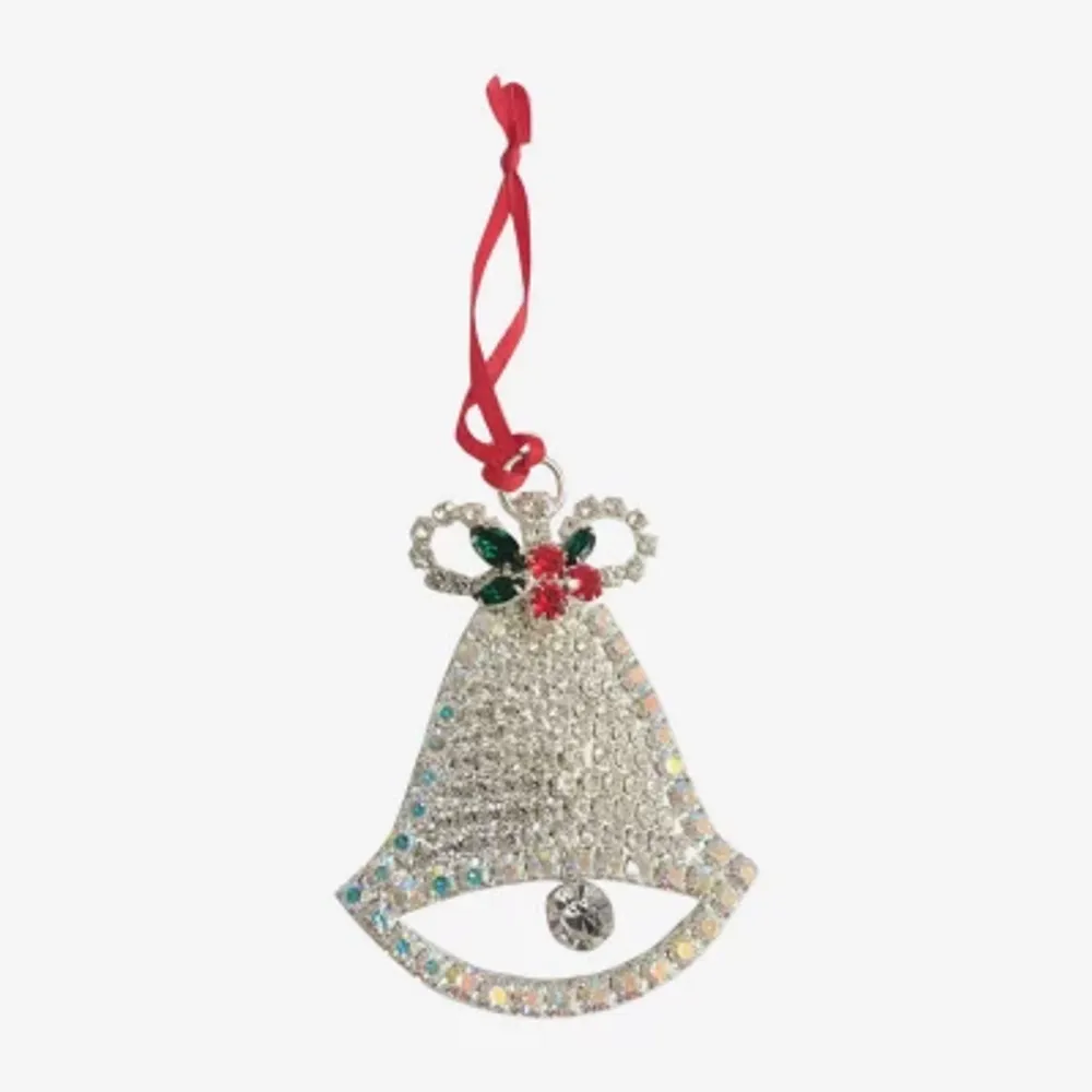 Vieste Rosa Rhinestone Bell Christmas Ornament