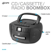 CD Cassette AM/FM Boombox