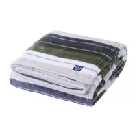 Chaps Rugby Stripe Blanket