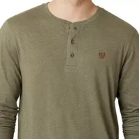 Chaps Big and Tall Mens Long Sleeve Regular Fit Henley Shirt