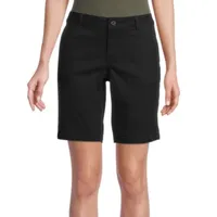 a.n.a Womens 9" Mid Rise Chino Short