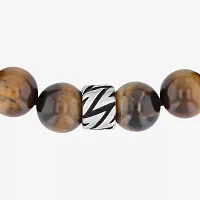 Genuine Red Tiger's Eye Beaded Bracelet