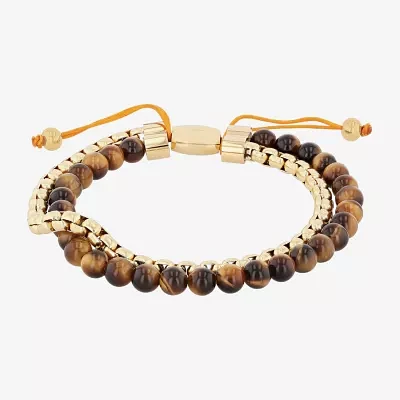 Genuine Red Tiger's Eye Beaded Bracelet