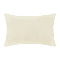 Queen Street Gabriel Winter White Rectangular Throw Pillows