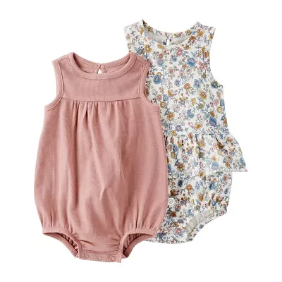 Little Planet by Carter's Baby Girls 2-pc. Round Neck Sleeveless Bodysuit