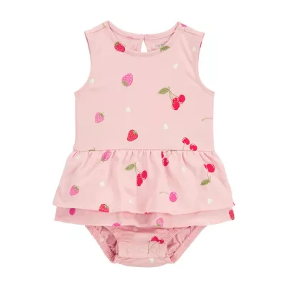 Carter's Baby Girls Crew Neck Sleeveless Bodysuit