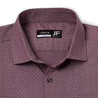 J. Ferrar Ultra Comfort Mens Regular Fit Stretch Fabric Wrinkle Free Long Sleeve Dress Shirt