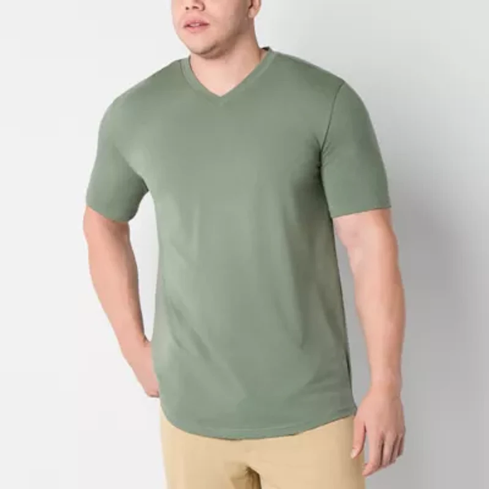 Stylus Big and Tall Mens V Neck Short Sleeve T-Shirt