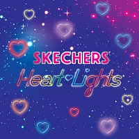 Skechers Girls Heart Lights Boogie Love Sneakers