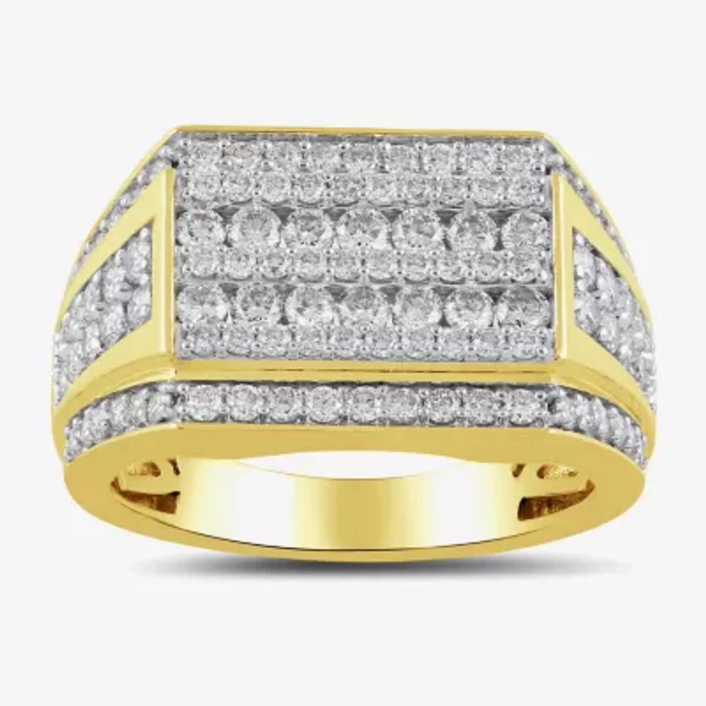 (G / I1) Womens 1 CT. T.W. Lab Grown White Diamond 10K Gold Engagement Ring