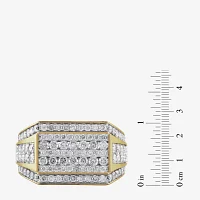 (G / I1) Womens 1 CT. T.W. Lab Grown White Diamond 10K Gold Engagement Ring