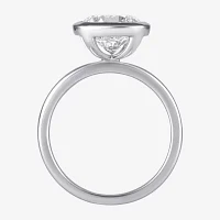 (F / Si1) Womens 3 CT. Lab Grown White Diamond 10K Gold Round Solitaire Engagement Ring