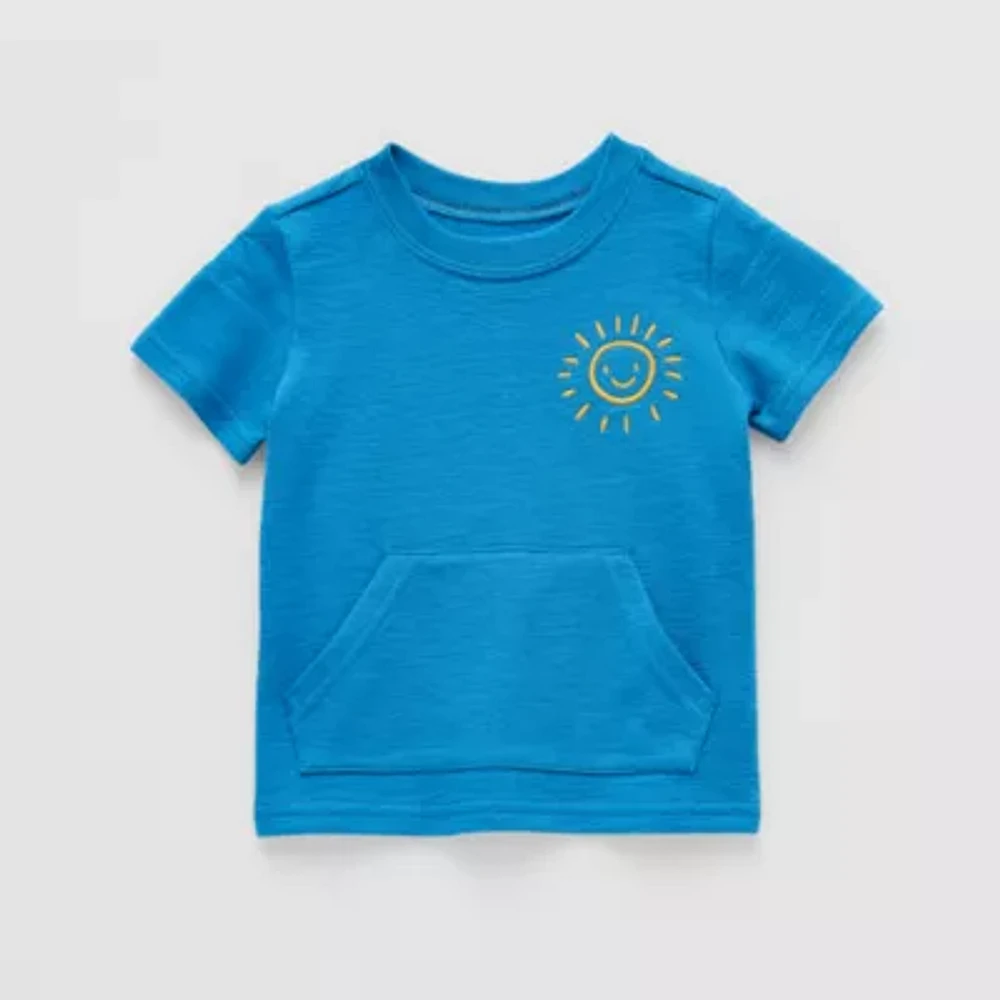 Okie Dokie Baby Boys Crew Neck Short Sleeve T-Shirt