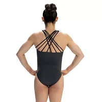 GK Strappy Back Workout Little & Big Sleeveless Leotard