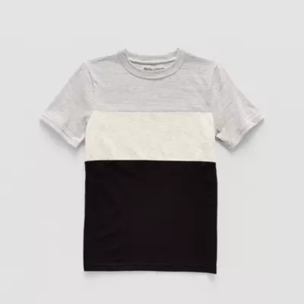 Thereabouts Little & Big Boys Crew Neck Short Sleeve T-Shirt