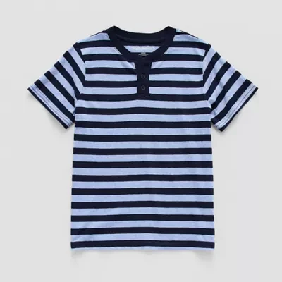 Thereabouts Little & Big Boys Short Sleeve Henley Shirt