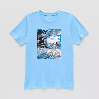 Xersion Little & Big Boys Crew Neck Short Sleeve Graphic T-Shirt