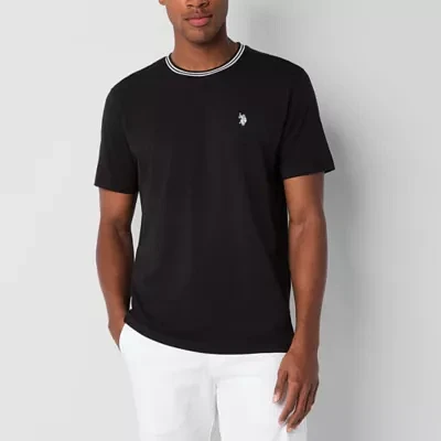 U.S. Polo Assn. Tipped Stretch Mens Crew Neck Short Sleeve T-Shirt