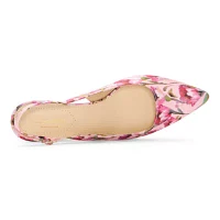Liz Claiborne Womens Keith Pointed Closed Toe Kitten Heel Pumps