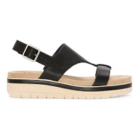 St. John's Bay Womens Stanvick Slingback Strap Flat Sandals