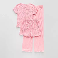 Sleep On It Little & Big Girls 3-pc. Pajama Set