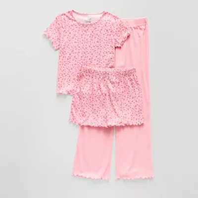 Sleep On It Little & Big Girls 3-pc. Pajama Set
