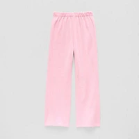 Little & Big Girls Mid Rise Wide Leg Pull-On Pants