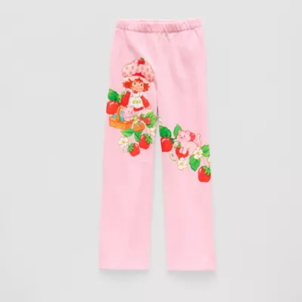 Little & Big Girls Mid Rise Wide Leg Pull-On Pants