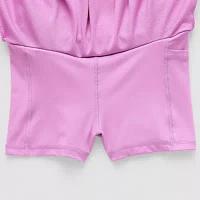 Xersion Ribbed Little & Big Girls Mid Rise Skort