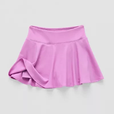 Xersion Ribbed Little & Big Girls Mid Rise Skort