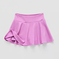 Xersion Ribbed Little & Big Girls Mid Rise Skort