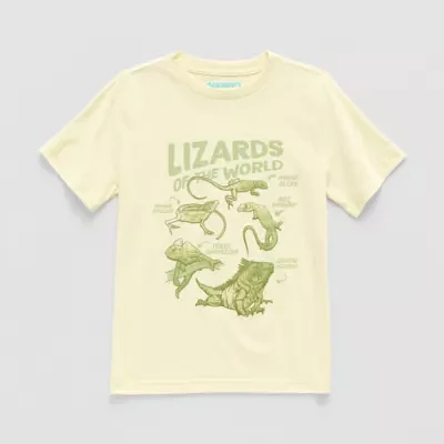 Thereabouts Little & Big Boys Crew Neck Short Sleeve Graphic T-Shirt