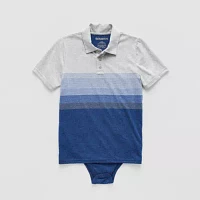 Thereabouts Little & Big Boys Adaptive Short Sleeve Bodysuit