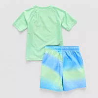 Toddler Boys Bluey Rash Guard Set