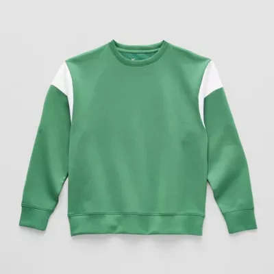 Xersion Little & Big Boys Crew Neck Long Sleeve Sweatshirt