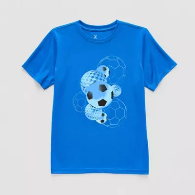 Xersion Little & Big Boys Crew Neck Short Sleeve Graphic T-Shirt
