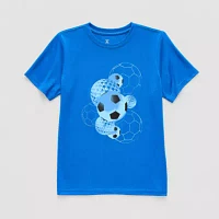 Xersion Little & Big Boys Crew Neck Short Sleeve Graphic T-Shirt