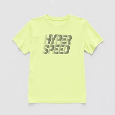 Xersion Little & Big Boys Crew Neck Short Sleeve Graphic T-Shirt