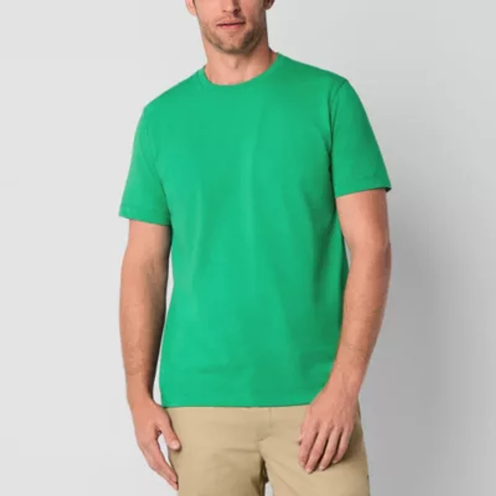 St. John's Bay Super Soft Mens Crew Neck Short Sleeve T-Shirt