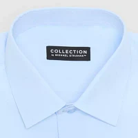 Collection By Michael Strahan Mens Fitted Easy Care Long Sleeve Dress Shirt