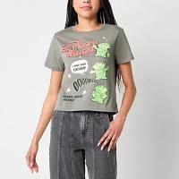Juniors Disney Pixar Toy Story Pizza Planet Semi Fit Womens Crew Neck Short Sleeve Graphic T-Shirt