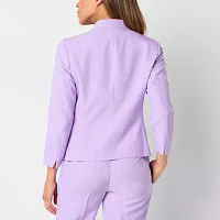 Black Label by Evan-Picone Womens Classic Fit Suit Jacket