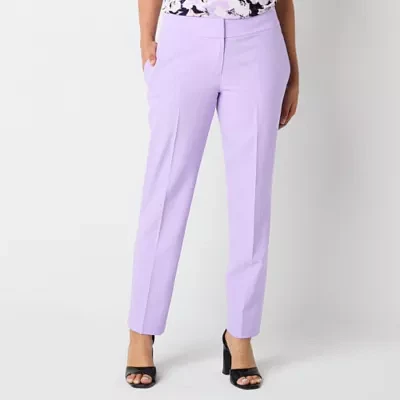 Black Label by Evan-Picone Womens Straight Fit Suit Pant