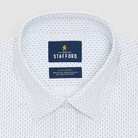 Stafford Sweat Repel Mens Regular Fit Short Sleeve Dress Shirt