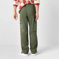 Thereabouts Little & Big Boys Pull-On Straight Cargo Pant