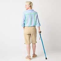 St. John's Bay Womens Mid Rise Cargo Short