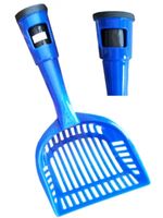 Pet Life Poopin-Scoopin Dog and Cat Pooper Scooper Litter Shovel with Built-In Waste Bag Handle Holster