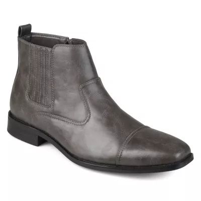 Vance Co Mens Alex Block Heel Chelsea Boots